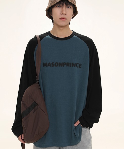 「MASONPRINCE」 長袖Tシャツ S ブラウン メンズ_画像8