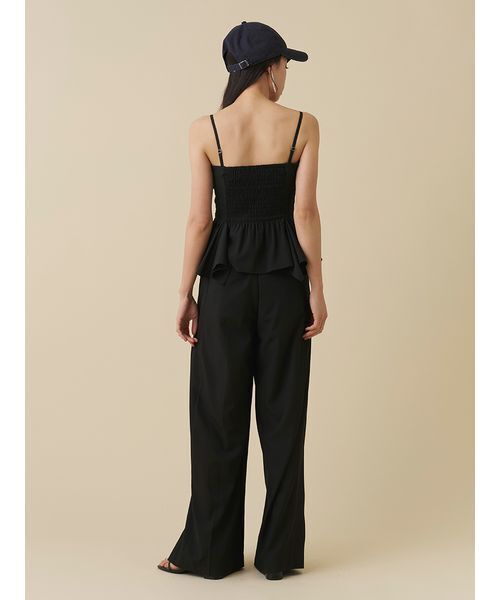 SNIDEL（スナイデル） ペプラムタックビスチェ レディース : ZOZOTOWN