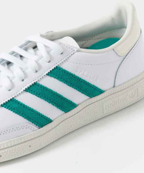 SPEZIAL スニーカー　緑　ソウル限定シューレース　白 adidas（アディダス） スニーカー 「別注」adidas×DOORS HANDBALL