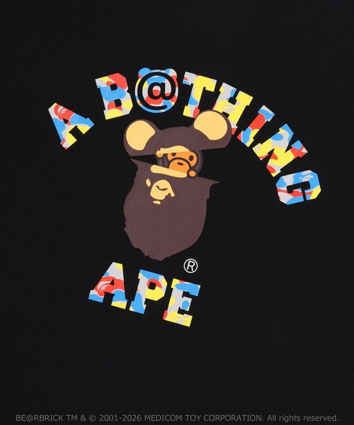 A BATHING APE（アベイシングエイプ） tシャツ BAPE X MEDICOM TOY