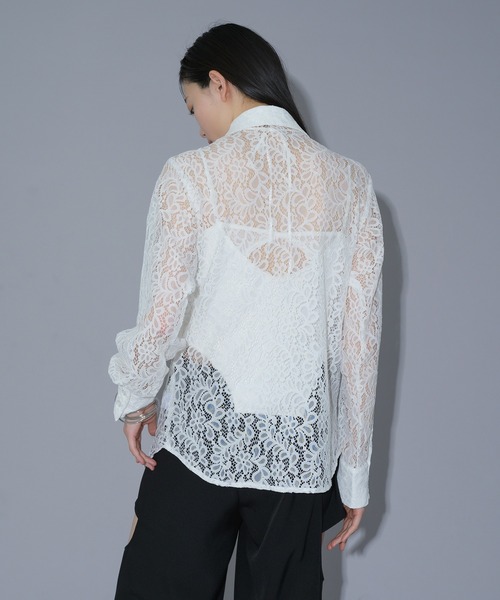 「Ellno de Mavie」 長袖シャツ FREE ブラック レディース_画像8