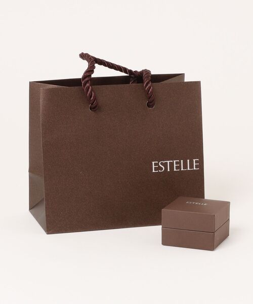「ESTELLE」 ピアス（両耳用） - ピンクゴールド レディース_画像3