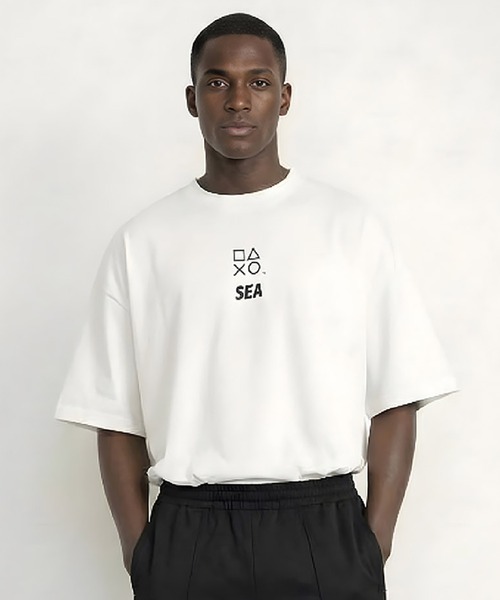 WIND AND SEA（ウィンダンシー） tシャツ PLAYSTATION x WDS BACK