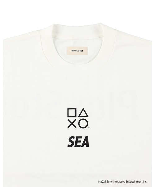 新品　PLAYSTATION x WDS OX SHIRT ウィンダンシー　L WIND AND SEA（ウィンダンシー） tシャツ PLAYSTATION x WDS BACK