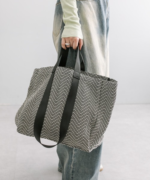 「mystic」 トートバッグ ONE SIZE ブラック レディース_画像3