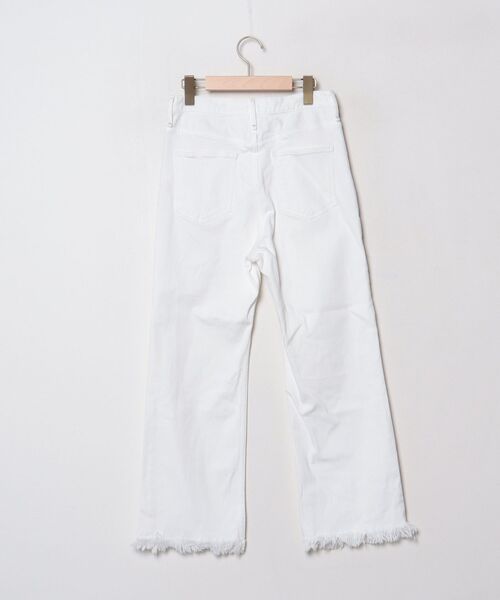 「upperhights」 デニムパンツ 25 ホワイト レディース_画像2