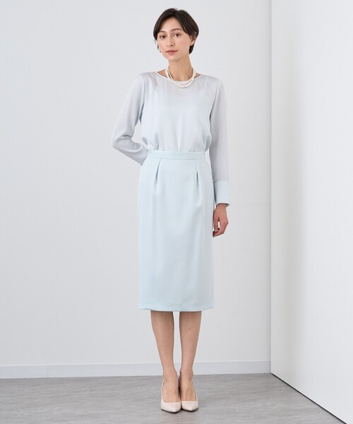 【美品】ANAYI ブルー 長袖シャツ 38 ANAYI（アナイ） 長袖ブラウス 38 ライトブルー レディース : ZOZOTOWN