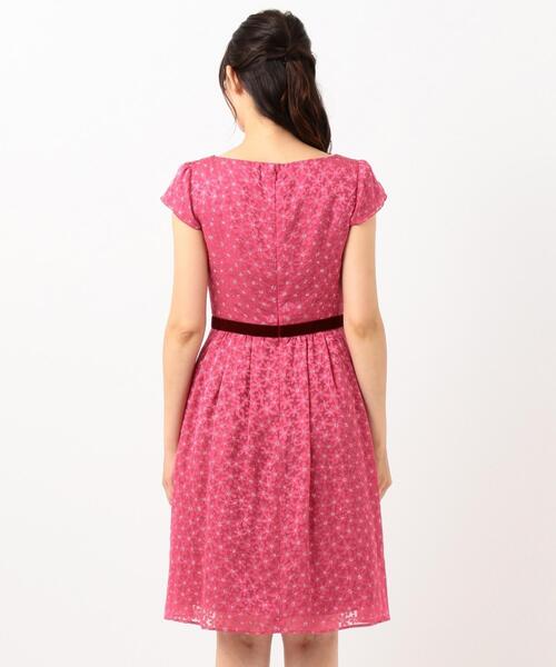 【美品】トッカ WINTER COSMOSドレス ワンピース 総柄 花柄 6 TOCCA（トッカ） ワンピース 【洗える！】WINTER COSMOS ドレス