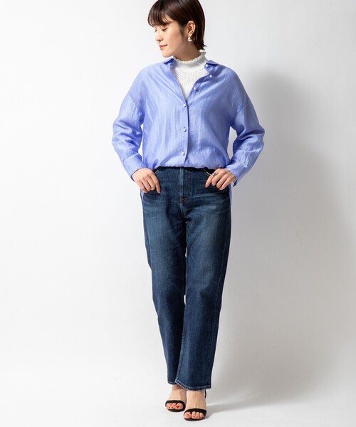 ★TV衣装★　NOLLEY'S　パール釦2WAYシャツ NOLLEY'S（ノーリーズ）の「パール釦2WAYシャツ（シャツ/ブラウス