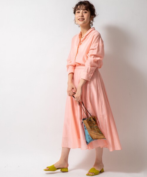 NOLLEY'S（ノーリーズ） シャツ ブラウス 【WEB限定カラーあり】シアー