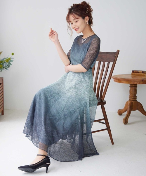 人気絶頂 ドレス グラデーションシアーレースワンピース 楽天市場 Www Maxipiso Com Ar