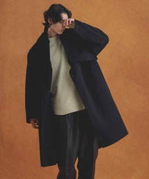 コート トレンチコート カシミアブレンドウール リバーセミダブルコート マフラー付き Unisex Zozotown Paypayモール店 通販 Paypayモール