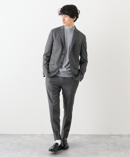 EDIFICE（エディフィス） パンツ スラックス MOVE サキソニー チェック