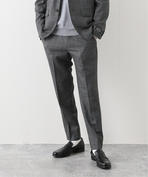 EDIFICE（エディフィス） パンツ スラックス MOVE サキソニー チェック