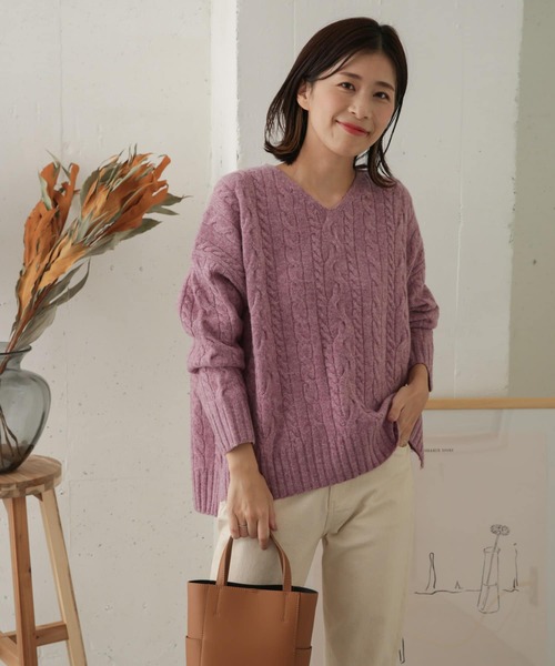 安い通販 ニット - 通販 - PayPayモール ハミルトンウールアラン柄ニット ZOZOTOWN PayPayモール店 低価定番