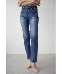MOUSSY ダークブルー スリムフィットデニム MOUSSY ダークブルーデニム スリムフィット