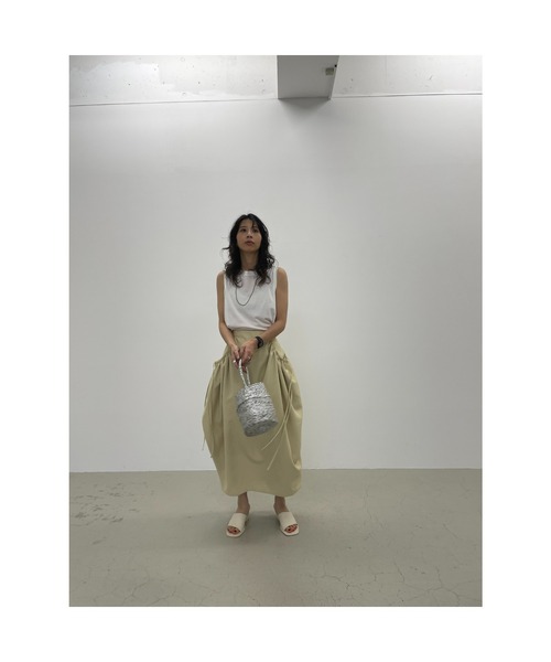 【ブラックバイマウジー】スクエアサンダル　ホワイト BLACK BY MOUSSY サンダル square sandal （スクエアサンダル