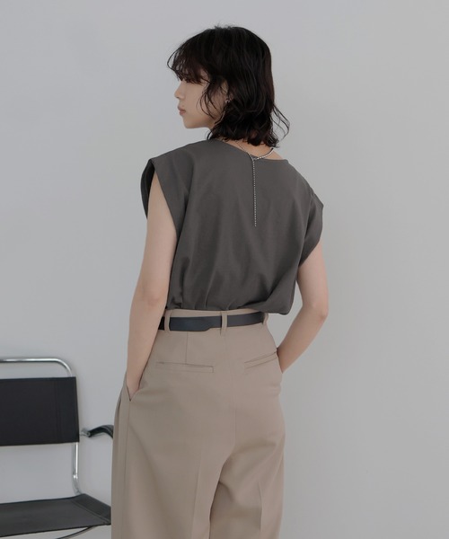tシャツ ショルダータックTシャツ レディース セール】ショルダータックTシャツ レディース半袖（Tシャツ