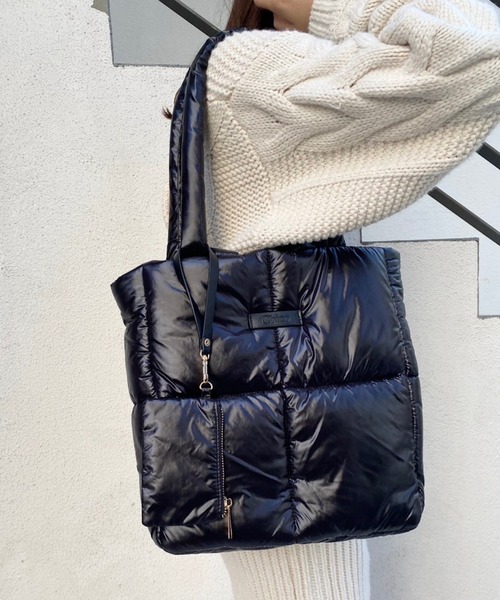 Chico トートバッグ ナイロンキルティングBIGバッグ レディース