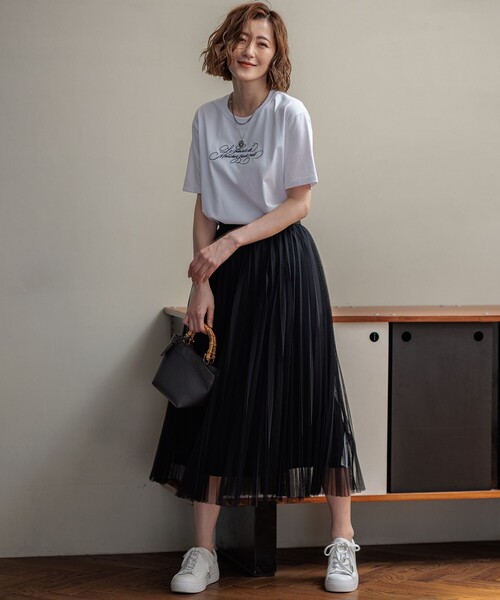 23区 スカート 「洗える」チュール プリーツ : ZOZOTOWN Yahoo