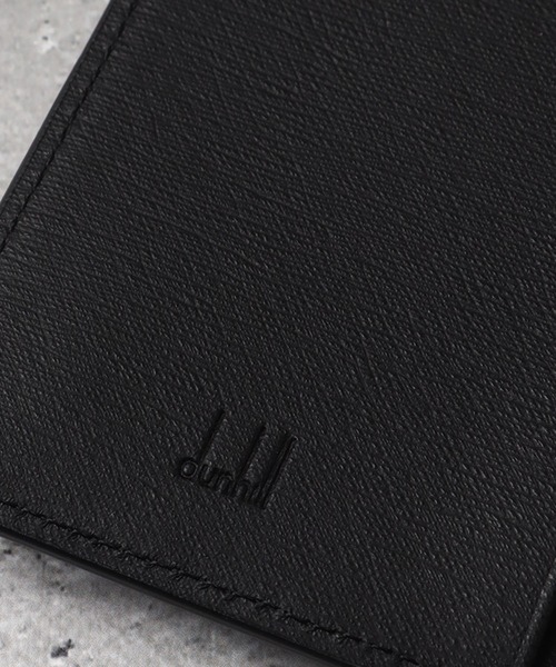 dunhill カードケース 「DUNHILL/ダンヒル」本革 ロゴ刻印メタル