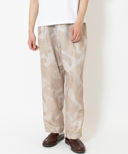 Johnbull パンツ メッシュタックテーパードイージーパンツ