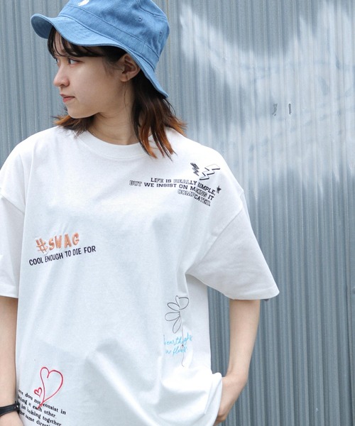 むたさん専用PUCCI ゴールド刺繍 半袖Tシャツ 楽天市場】tシャツ 半袖 クルーネック オルテガ柄 バック