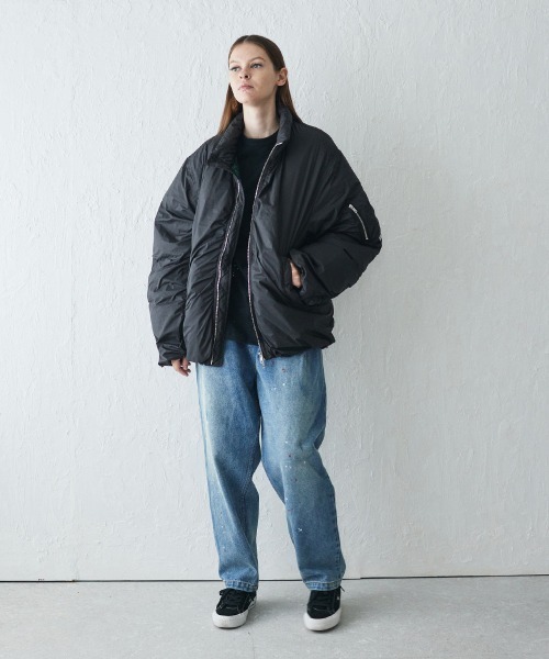 ジーンズ rehacer : Paint Dot Denim Pants / ペイント ドット デニム メンズ レディース