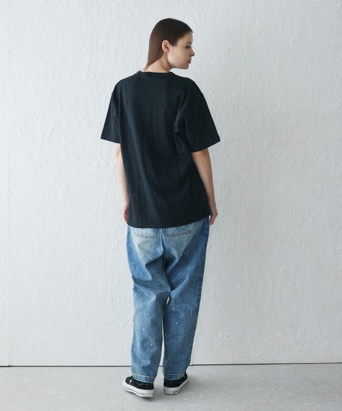 ジーンズ rehacer : Paint Dot Denim Pants / ペイント ドット デニム メンズ レディース
