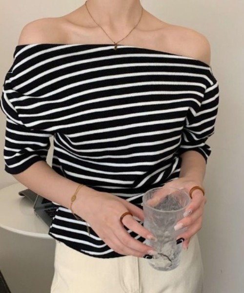 tシャツ ロールアップ半袖ボーダーカットソー レディース 楽天市場】【クーポンで40％OFF 8/14 17:59まで】カットソー