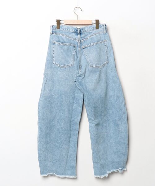 Whim Gazette」 ダメージ加工デニムパンツ 38 ブルー レディース 