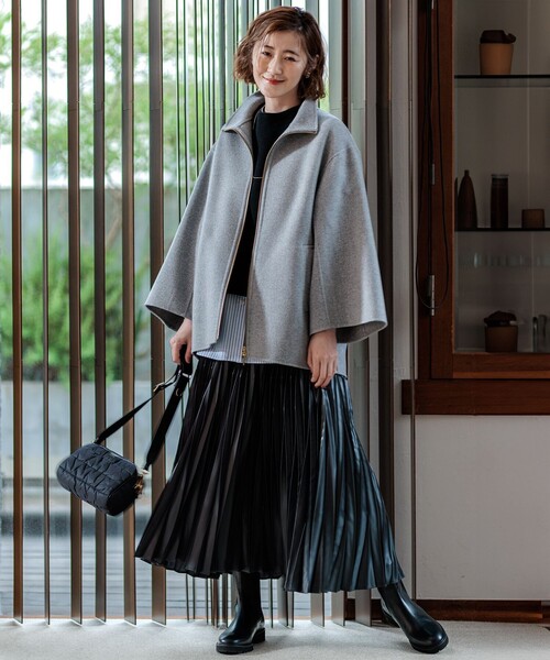 ブラウス シャツ 「洗える」CANCLINI バンドカラー シャツ レディース 23区 ブラウス シャツ 「洗える」CANCLINI バンドカラー