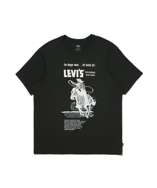 Levi's（リーバイス） tシャツ リラックスフィット Tシャツ ブラック