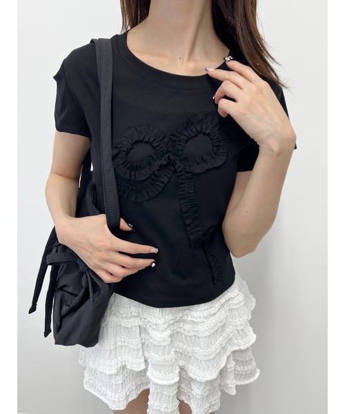 familiar リボンがモチーフの半袖Tシャツとスカートのセット 90cm さくらんぼドレスセット | ボークス公式 ドルフィーオンラインストア