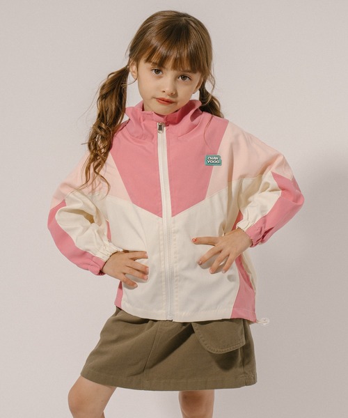 ブルゾン ジャンバー アウター ワンポイント配色アノラックパーカー キッズ 子供服 女の子 | URBAN CHERRY | 02