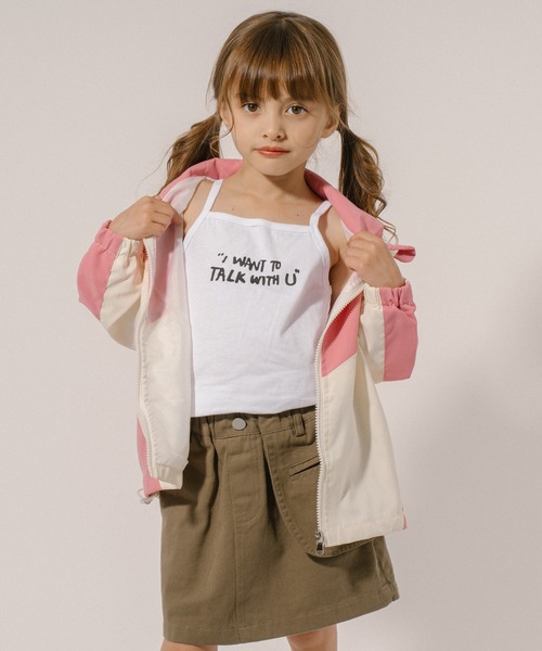 ブルゾン ジャンバー アウター ワンポイント配色アノラックパーカー キッズ 子供服 女の子 | URBAN CHERRY | 03