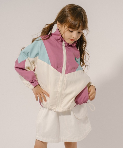 ブルゾン ジャンバー アウター ワンポイント配色アノラックパーカー キッズ 子供服 女の子 | URBAN CHERRY | 04