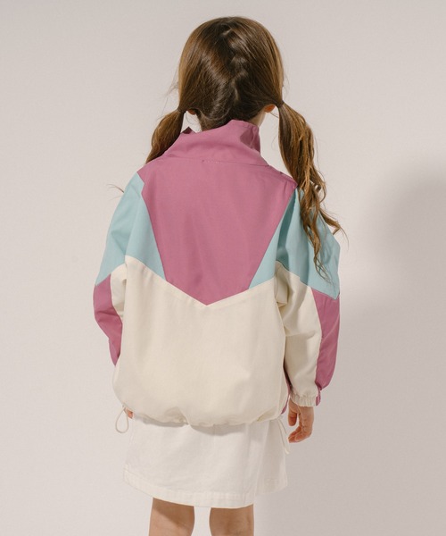 ブルゾン ジャンバー アウター ワンポイント配色アノラックパーカー キッズ 子供服 女の子 | URBAN CHERRY | 13