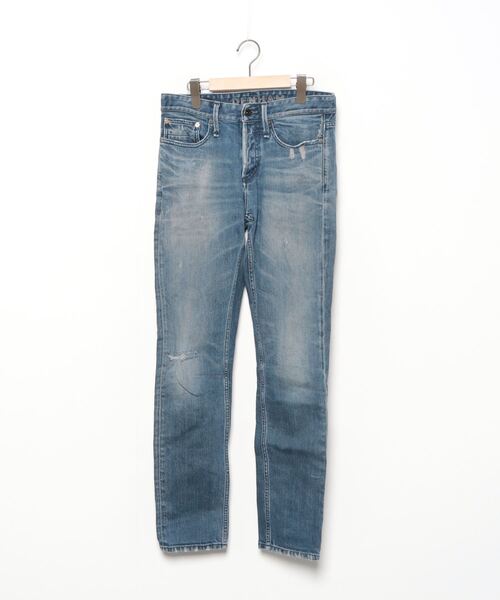 DENHAM 「DENHAM」 ダメージ加工デニムパンツ 29inch ブルー メンズ 