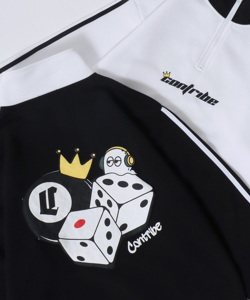 SITRY トレーナー スウェット Ghost Half Zip Sweat shirt