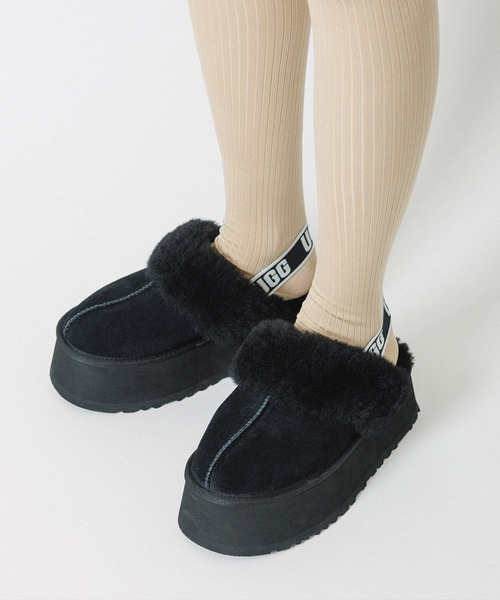 UGG Australia 「UGG」 フラットサンダル 23 ブラック
