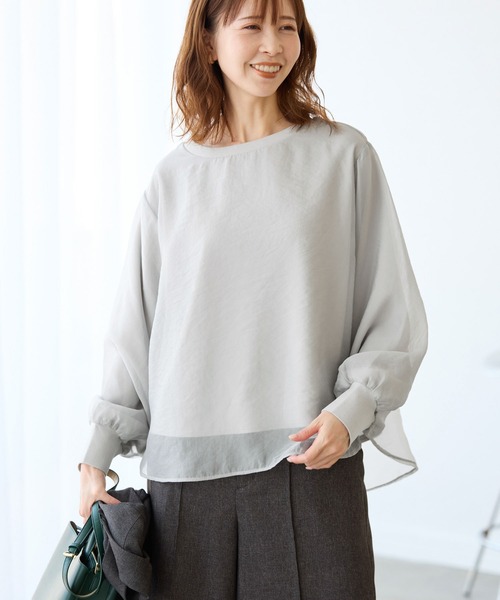 ROPE' PICNIC tシャツ シアーレイヤードカットソートップス