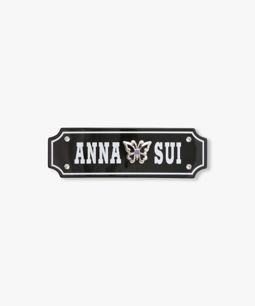 新品未使用　ANNASUI バレッタ ANNA SUI ヘアクリップ SUI ロゴモチーフ バレッタ : ZOZOTOWN
