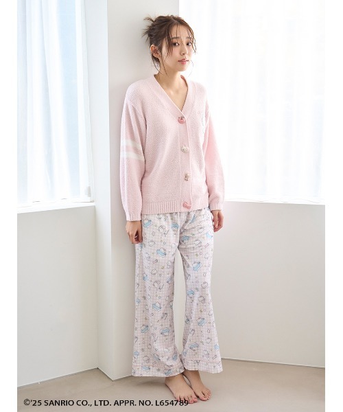 【専用】スナイデルホーム ハローキティ パジャマ　ルームウェア　カーディガン SNIDEL HOME パジャマ ルームウェア 「WEB限定カラーあり