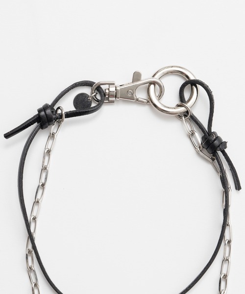 レザーチェーン2WAYチョーカー / Leather Chain 2way Choker