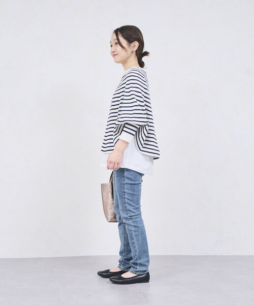 BEARDSLEY ニット セーター マルボーダーニット レディース
