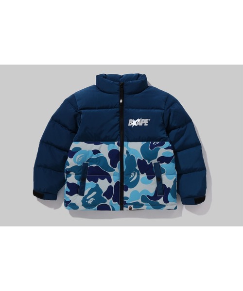 エイプジャケットキッズ110cm A BATHING APE ダウン アウター ABC CAMO DOWN JACKET キッズ