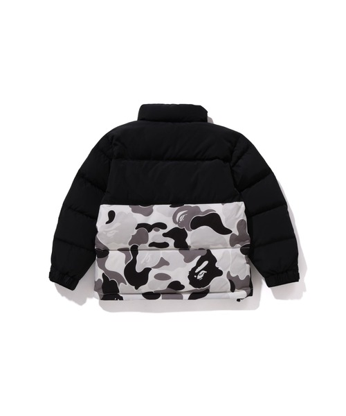 A BATHING APE キッズジャケット カモフラージュ A BATHING APE ダウン アウター ABC CAMO DOWN JACKET キッズ