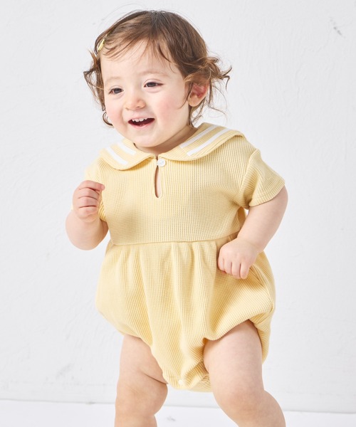 pairmanon（ペアマノン） ベビー服 ロンパース 「さらっとワッフル