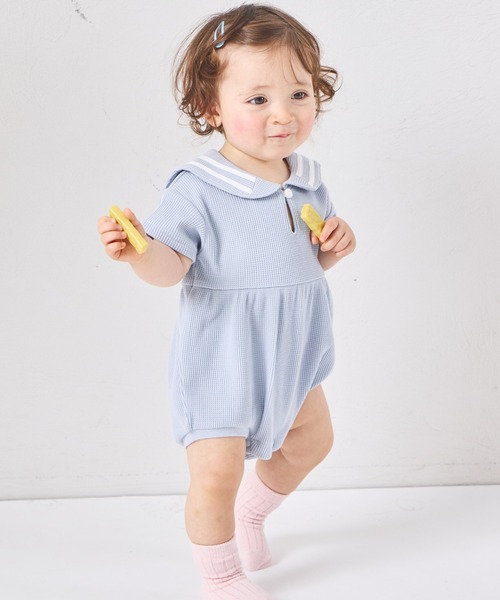 pairmanon（ペアマノン） ベビー服 ロンパース 「さらっとワッフル